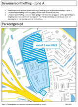 Parkeerontheffing - Zone A 