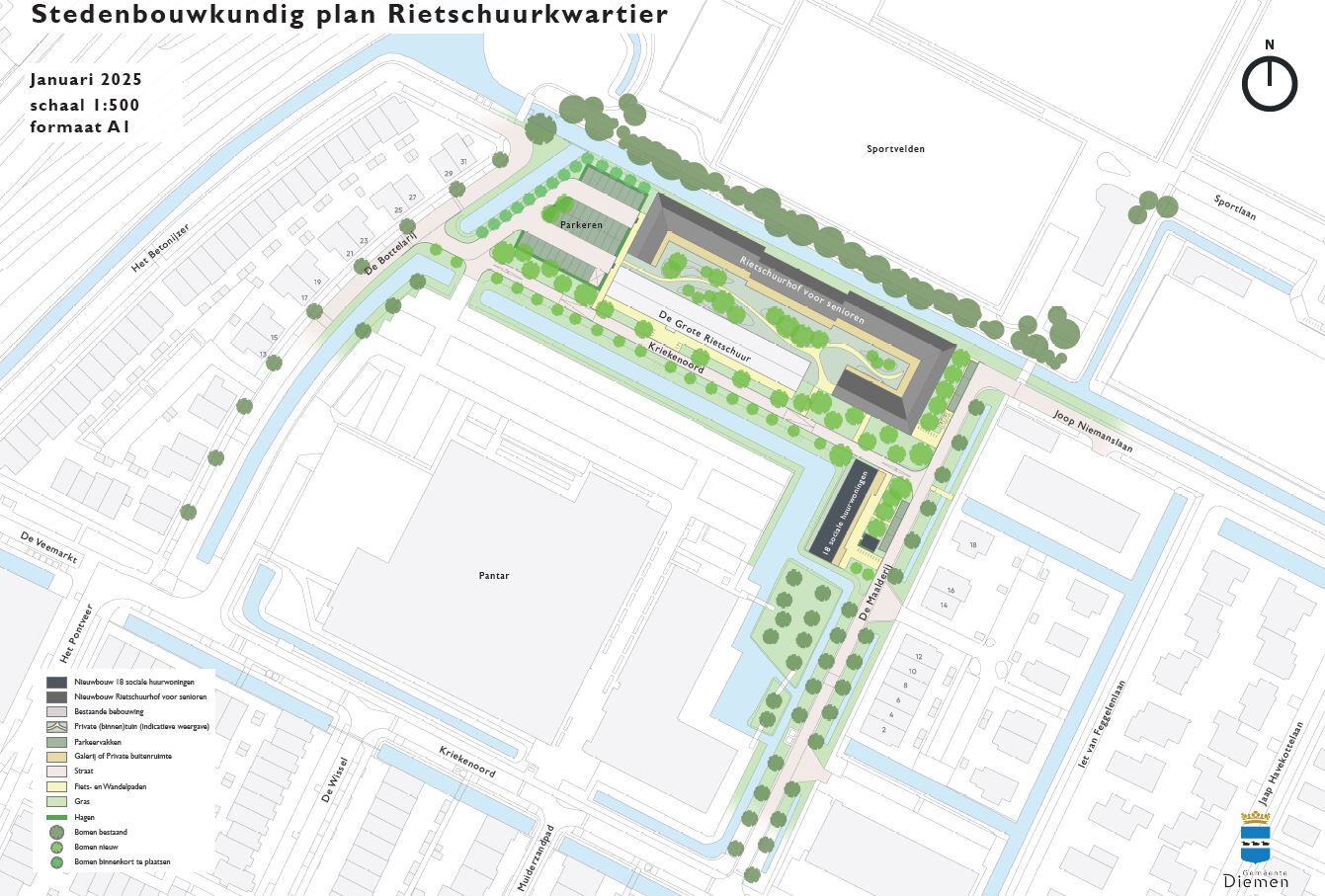 Plankaart Rietschuurkwartier